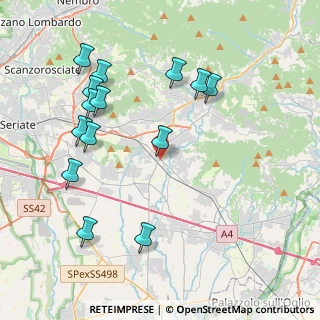 Mappa Via I Maggio, 24060 Gorlago BG, Italia (4.39643)