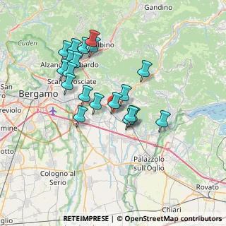 Mappa Via I Maggio, 24060 Gorlago BG, Italia (6.581)