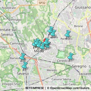 Mappa Via Prealpi, 20821 Meda MB, Italia (1.4025)