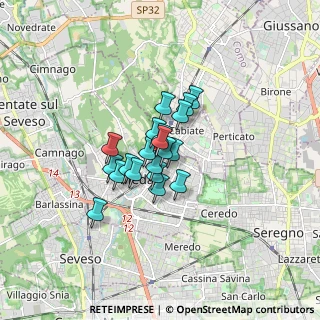 Mappa Via Prealpi, 20821 Meda MB, Italia (0.9655)