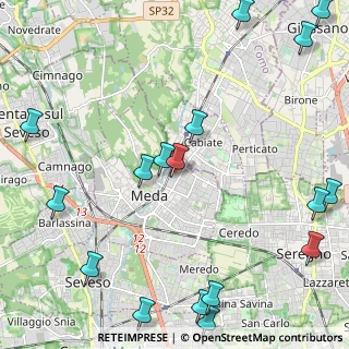 Mappa Via Prealpi, 20821 Meda MB, Italia (3.07824)