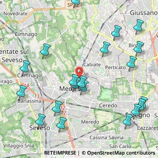 Mappa Via Prealpi, 20821 Meda MB, Italia (2.7)