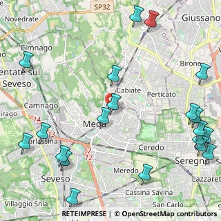 Mappa Via Prealpi, 20821 Meda MB, Italia (3.0715)