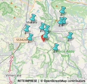 Mappa Viale Rimembranze, 23878 Verderio LC, Italia (3.12909)