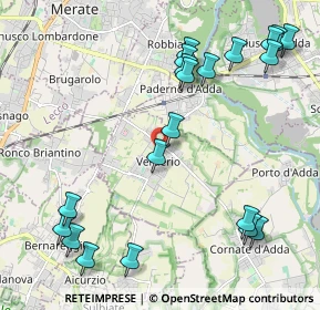 Mappa Viale Rimembranze, 23878 Verderio LC, Italia (2.57)