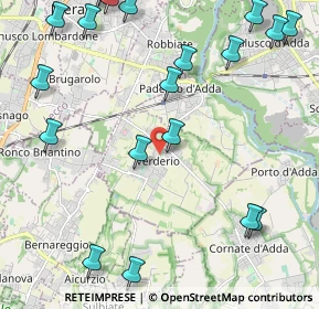 Mappa Viale Rimembranze, 23878 Verderio LC, Italia (2.9305)