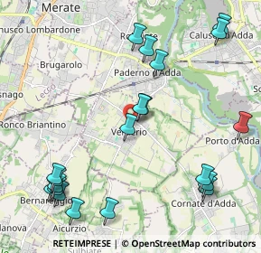 Mappa Viale Rimembranze, 23878 Verderio LC, Italia (2.5745)