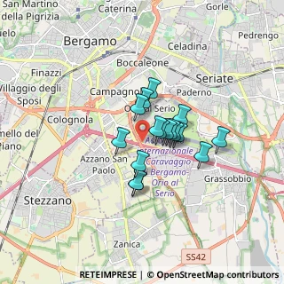 Mappa SS 342, 24050 Bergamo BG (1.07063)