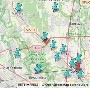 Mappa Via Lazzaretto, 22076 Mozzate CO, Italia (5.31)