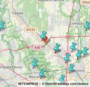 Mappa Via Lazzaretto, 22076 Mozzate CO, Italia (5.816)