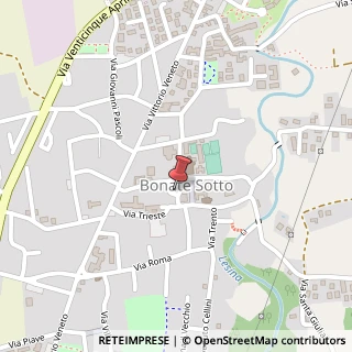Mappa Via Guglielmo Marconi, 4, 24040 Bonate Sotto, Bergamo (Lombardia)