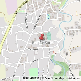 Mappa Via Guglielmo Marconi, 15, 24040 Bonate Sotto, Bergamo (Lombardia)
