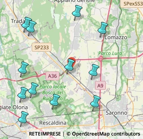 Mappa Via Polo Marco, 21040 Cislago VA, Italia (5.09)
