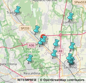 Mappa Via Polo Marco, 21040 Cislago VA, Italia (4.44077)