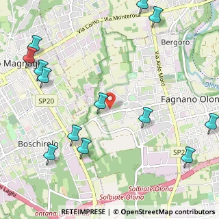 Mappa Via Martiri della Libertà, 21054 Fagnano Olona VA, Italia (1.45615)