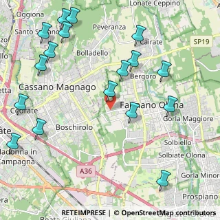 Mappa Via Martiri della Libertà, 21054 Fagnano Olona VA, Italia (2.70235)