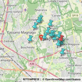 Mappa Via Martiri della Libertà, 21054 Fagnano Olona VA, Italia (1.5275)