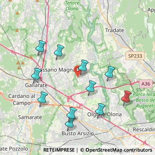 Mappa Via Martiri della Libertà, 21054 Fagnano Olona VA, Italia (4.23091)