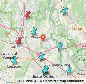 Mappa Via Martiri della Libertà, 21054 Fagnano Olona VA, Italia (5.15818)