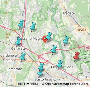 Mappa Via Martiri della Libertà, 21054 Fagnano Olona VA, Italia (4.23091)