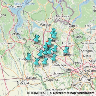 Mappa Via Martiri della Libertà, 21054 Fagnano Olona VA, Italia (9.36933)