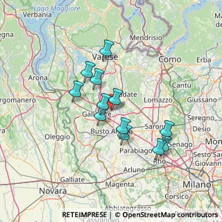 Mappa Via Martiri della Libertà, 21054 Fagnano Olona VA, Italia (11.54417)