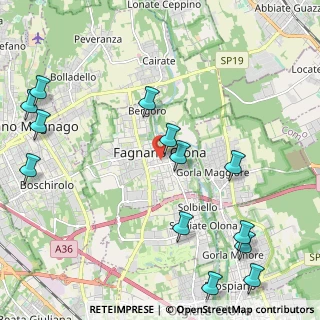 Mappa Via della Vittoria, 21054 Fagnano Olona VA, Italia (2.73538)