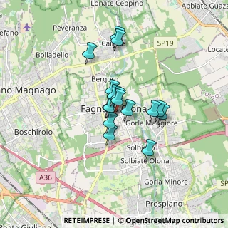 Mappa Via della Vittoria, 21054 Fagnano Olona VA, Italia (1.12875)