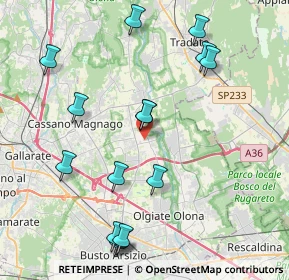 Mappa Via della Vittoria, 21054 Fagnano Olona VA, Italia (4.57333)