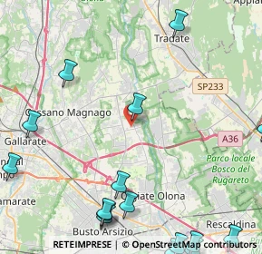 Mappa Via della Vittoria, 21054 Fagnano Olona VA, Italia (6.54688)