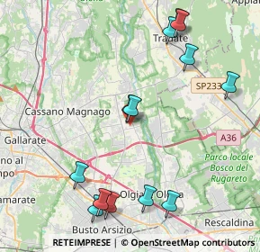 Mappa Via della Vittoria, 21054 Fagnano Olona VA, Italia (4.75)