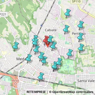 Mappa Via Trieste, 20821 Meda MB, Italia (0.9795)