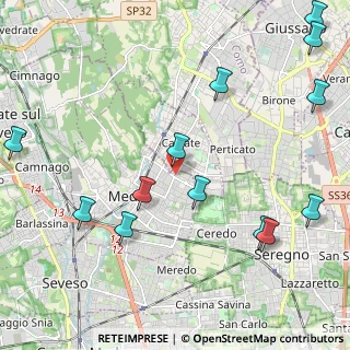 Mappa Via Trieste, 20821 Meda MB, Italia (2.71385)