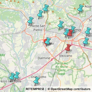 Mappa Via Dante Alighieri, 24048 Treviolo BG, Italia (5.758)
