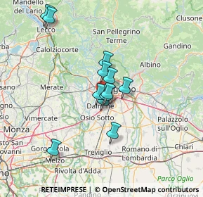 Mappa Via Dante Alighieri, 24048 Treviolo BG, Italia (10.52833)
