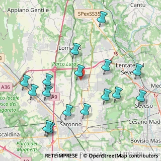 Mappa 22069 Rovellasca CO, Italia (4.66625)