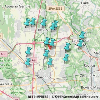 Mappa 22069 Rovellasca CO, Italia (3.46188)