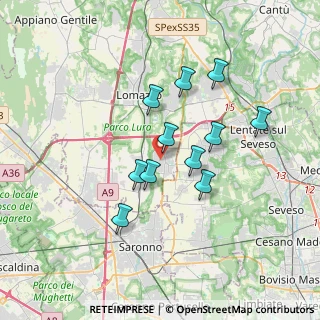Mappa 22069 Rovellasca CO, Italia (2.93091)