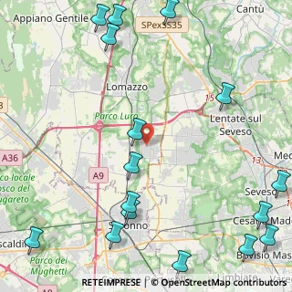 Mappa 22069 Rovellasca CO, Italia (6.435)