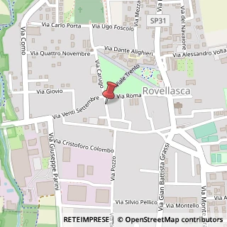 Mappa Via Edmondo de Amicis, 7, 22069 Rovellasca CO, Italia, 22069 Rovellasca, Como (Lombardia)