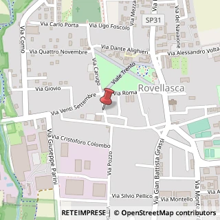 Mappa Via edmondo de amicis 2, 22069 Rovellasca, Como (Lombardia)