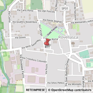 Mappa Via Edmondo de Amicis, 7, 22069 Rovellasca, Como (Lombardia)