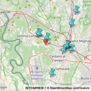 Mappa Via del Roncaccio, 21011 Casorate Sempione VA, Italia (4.07455)