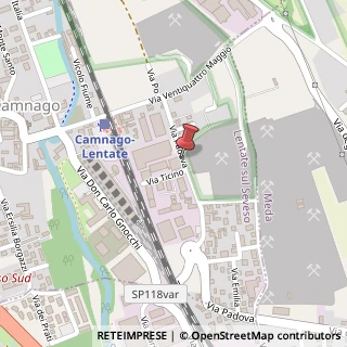 Mappa Via Padova, 16, 20823 Lentate sul Seveso, Monza e Brianza (Lombardia)