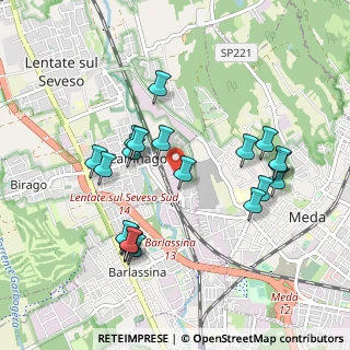 Mappa Via Ticino, 20823 Lentate sul Seveso MB, Italia (0.94)