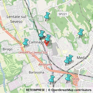 Mappa Via Ticino, 20823 Lentate sul Seveso MB, Italia (1.03364)