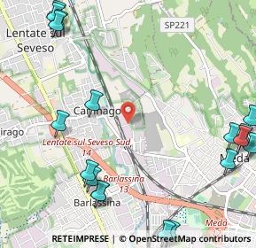 Mappa Via Ticino, 20823 Lentate sul Seveso MB, Italia (1.56389)