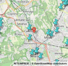 Mappa Via Ticino, 20823 Lentate sul Seveso MB, Italia (3.211)