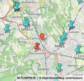 Mappa Via Ticino, 20823 Lentate sul Seveso MB, Italia (2.94733)