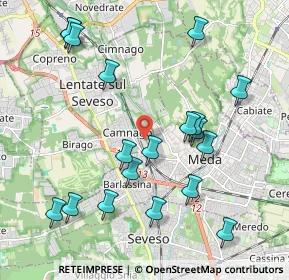 Mappa Via Ticino, 20823 Lentate sul Seveso MB, Italia (2.20316)